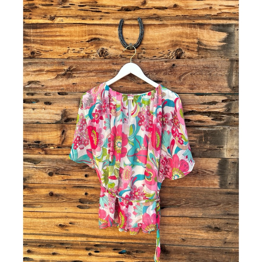 TRINA TURK | Floral Printed Blouse M